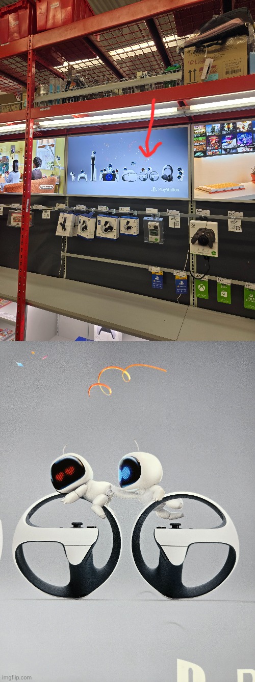 hey guys, what is this | image tagged in playstation,sony,astros playroom,butt,lust,pervert | made w/ Imgflip meme maker