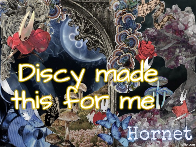 yayyy | Discy made this for me | image tagged in hornet announcement temp | made w/ Imgflip meme maker