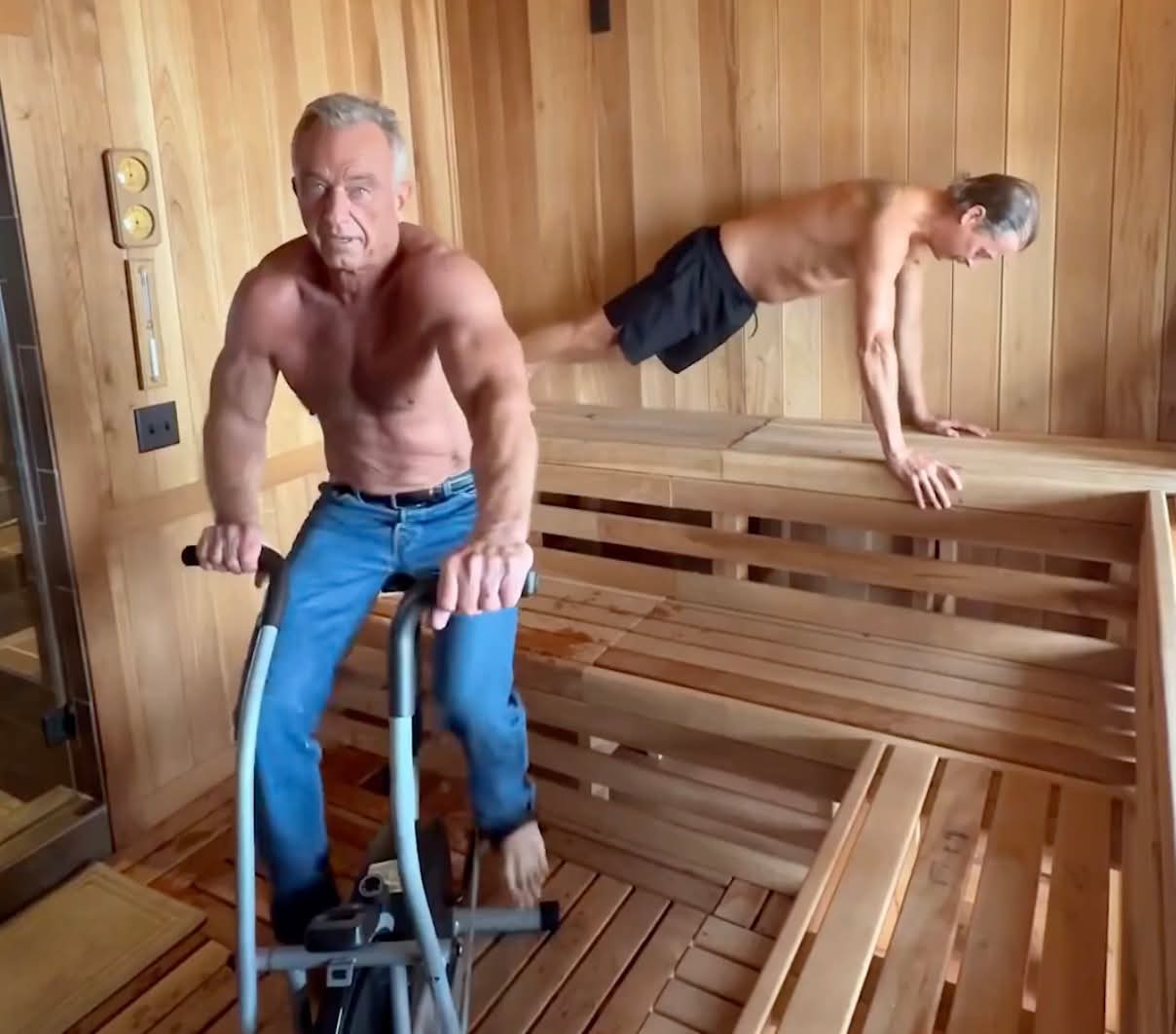 Homoerotic RFK Jr. & Kid Rock Blank Meme Template