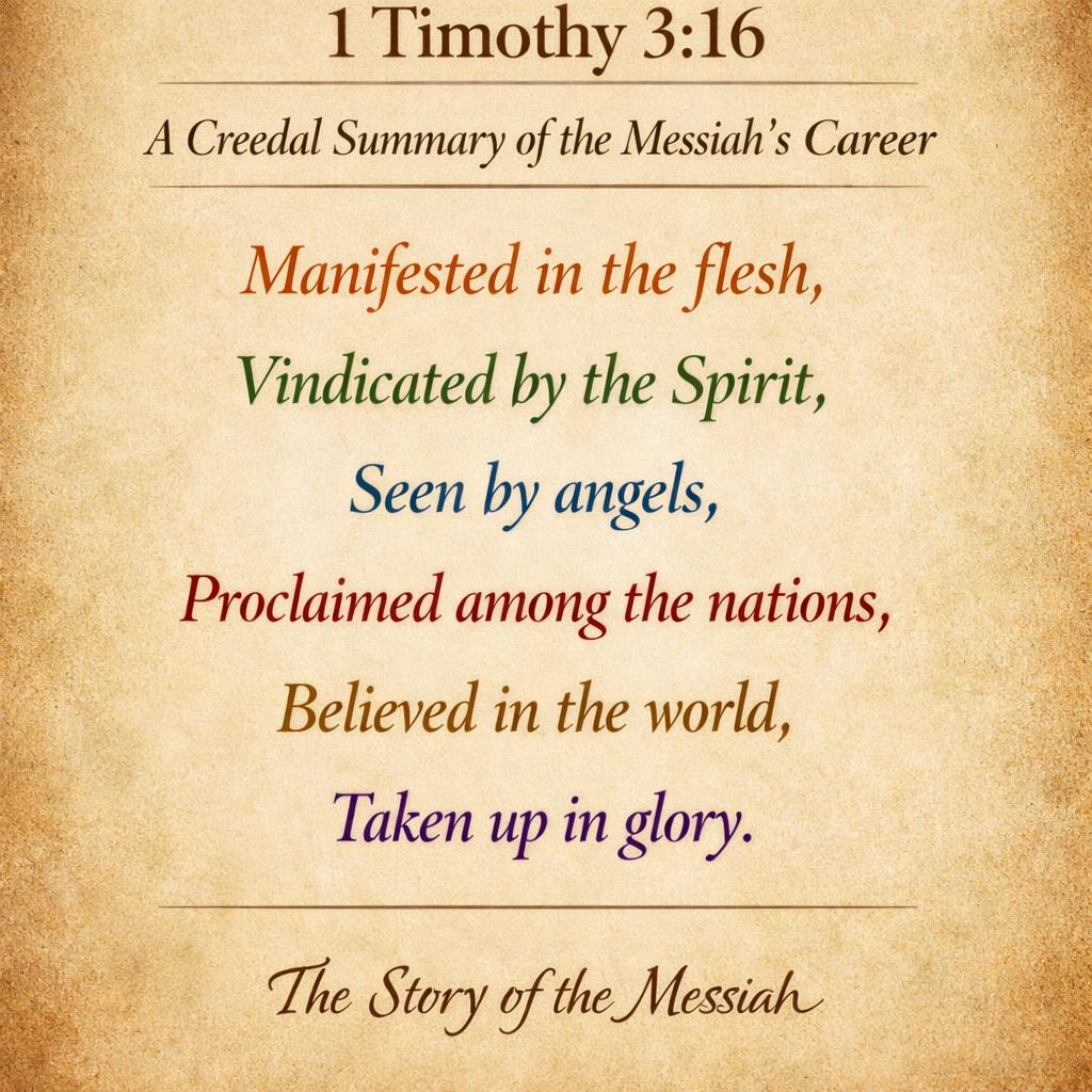 In that theological world, 1 Tim 3:16 CANNOT BE READ as a METAPH Blank Meme Template