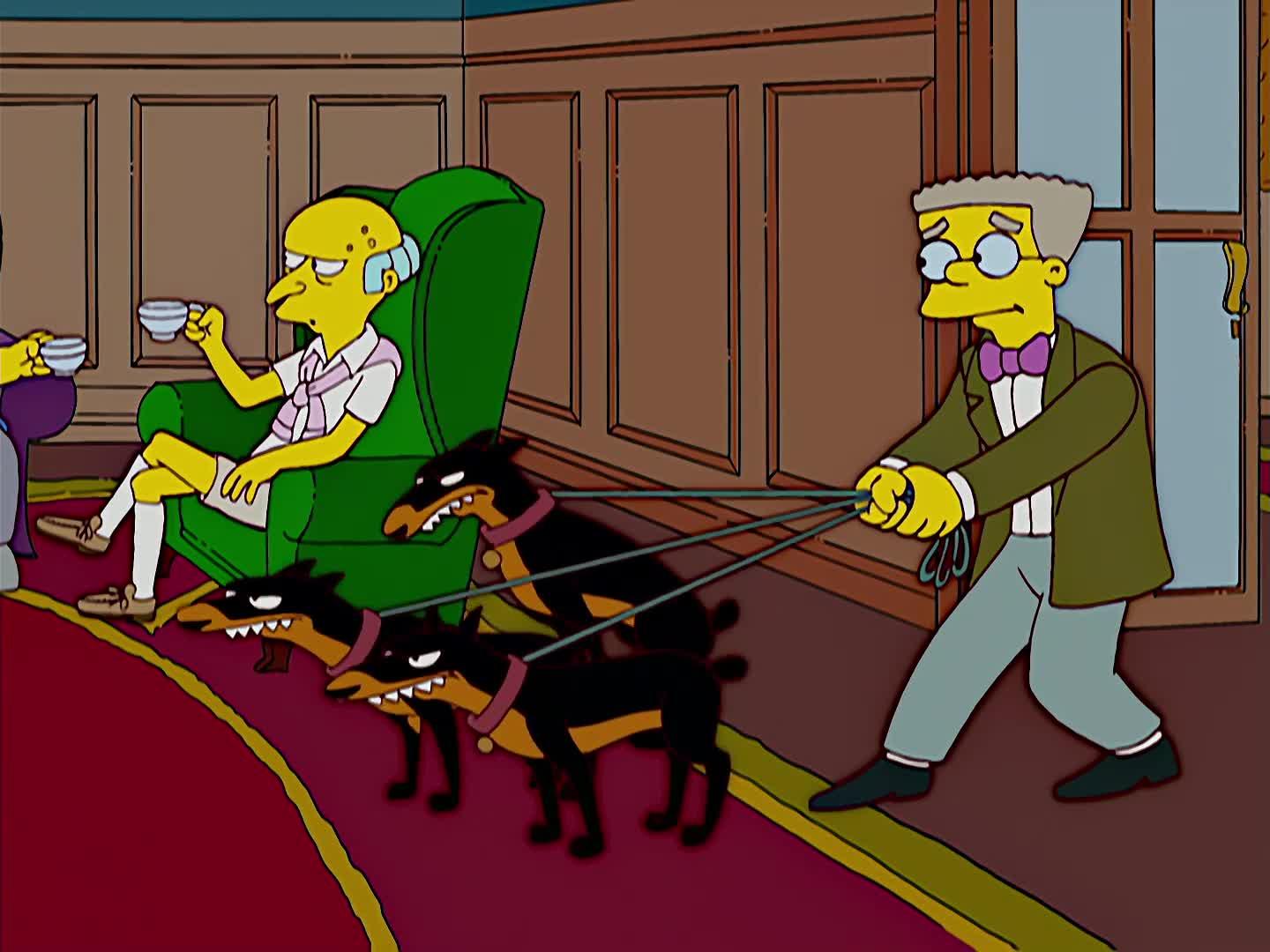 smithers release the hounds Blank Meme Template