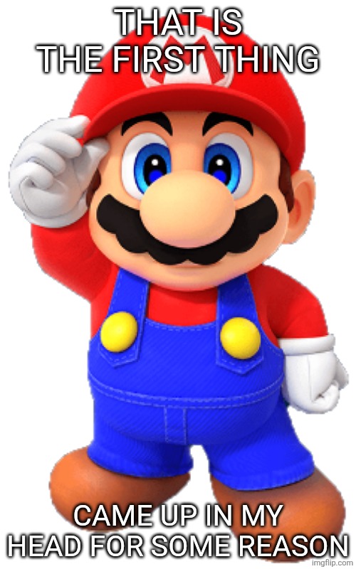 ario | THAT IS THE FIRST THING CAME UP IN MY HEAD FOR SOME REASON | image tagged in ario | made w/ Imgflip meme maker