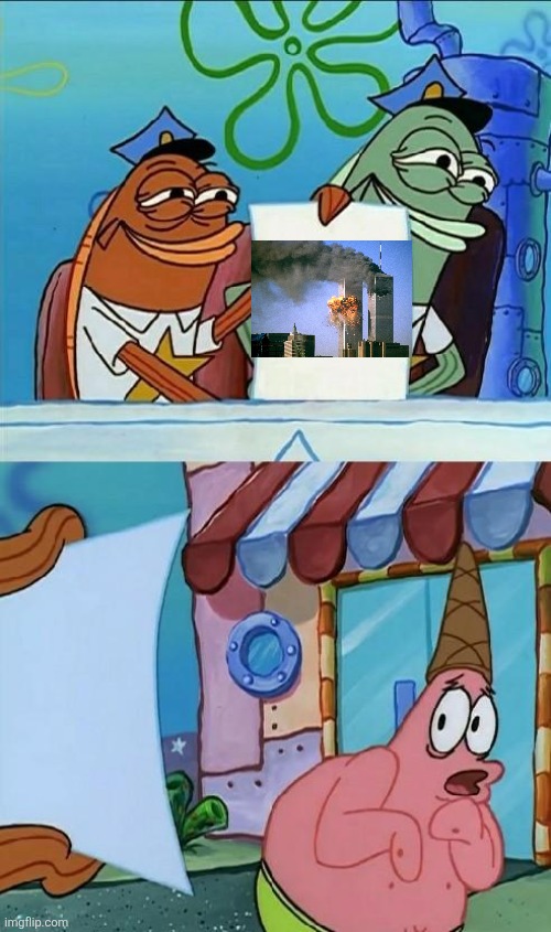 patrick scared | image tagged in patrick scared | made w/ Imgflip meme maker