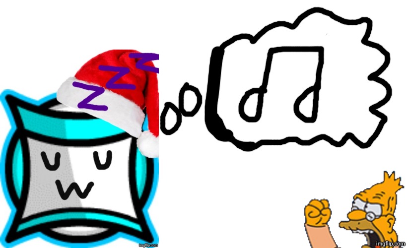 This is how the later series was born(context:create a later level that uses a song that got my mood catch for the entire week) | image tagged in nappy square -w- | made w/ Imgflip meme maker