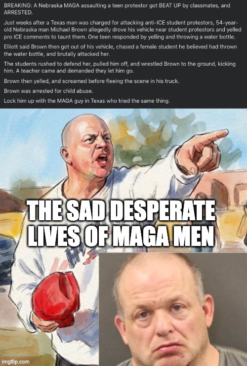 THE SAD DESPERATE LIVES OF MAGA MEN | made w/ Imgflip meme maker