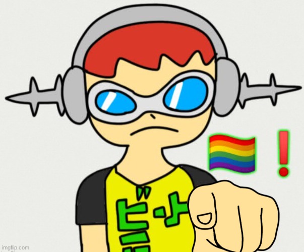 who drew this | image tagged in beat from jetset radio calls you gay | made w/ Imgflip meme maker