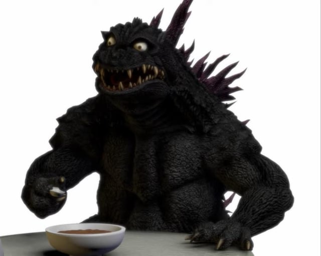 Godzilla shock Blank Meme Template