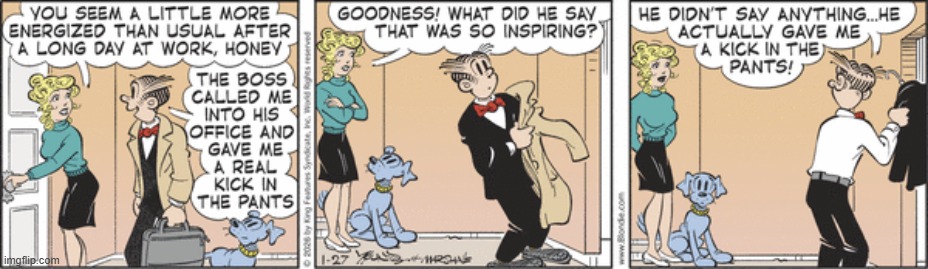 Blondie | image tagged in comics | made w/ Imgflip meme maker