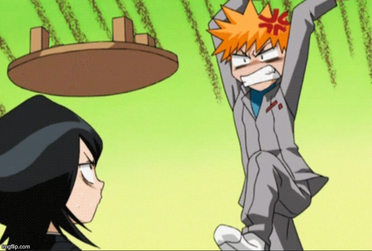 Anime table flip | image tagged in anime table flip | made w/ Imgflip meme maker