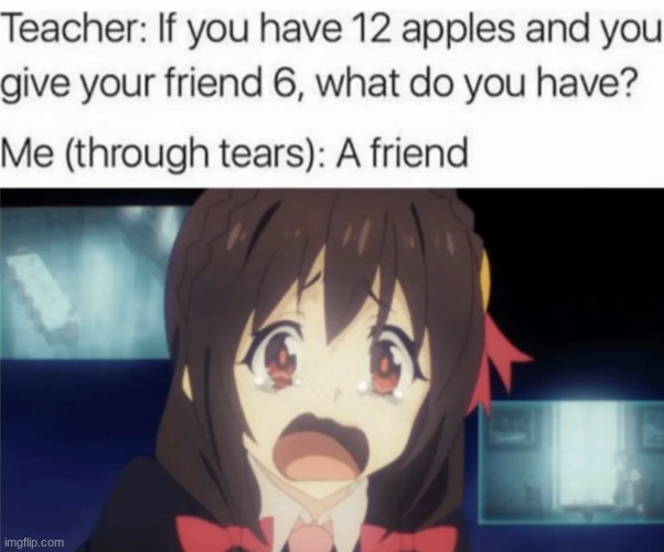 image tagged in konosuba,yunyun | made w/ Imgflip meme maker