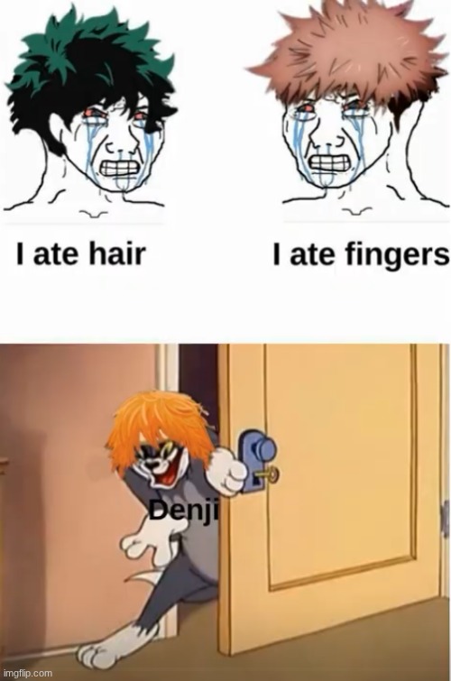 image tagged in csm,denji,jjk,yuji,mha,deku | made w/ Imgflip meme maker