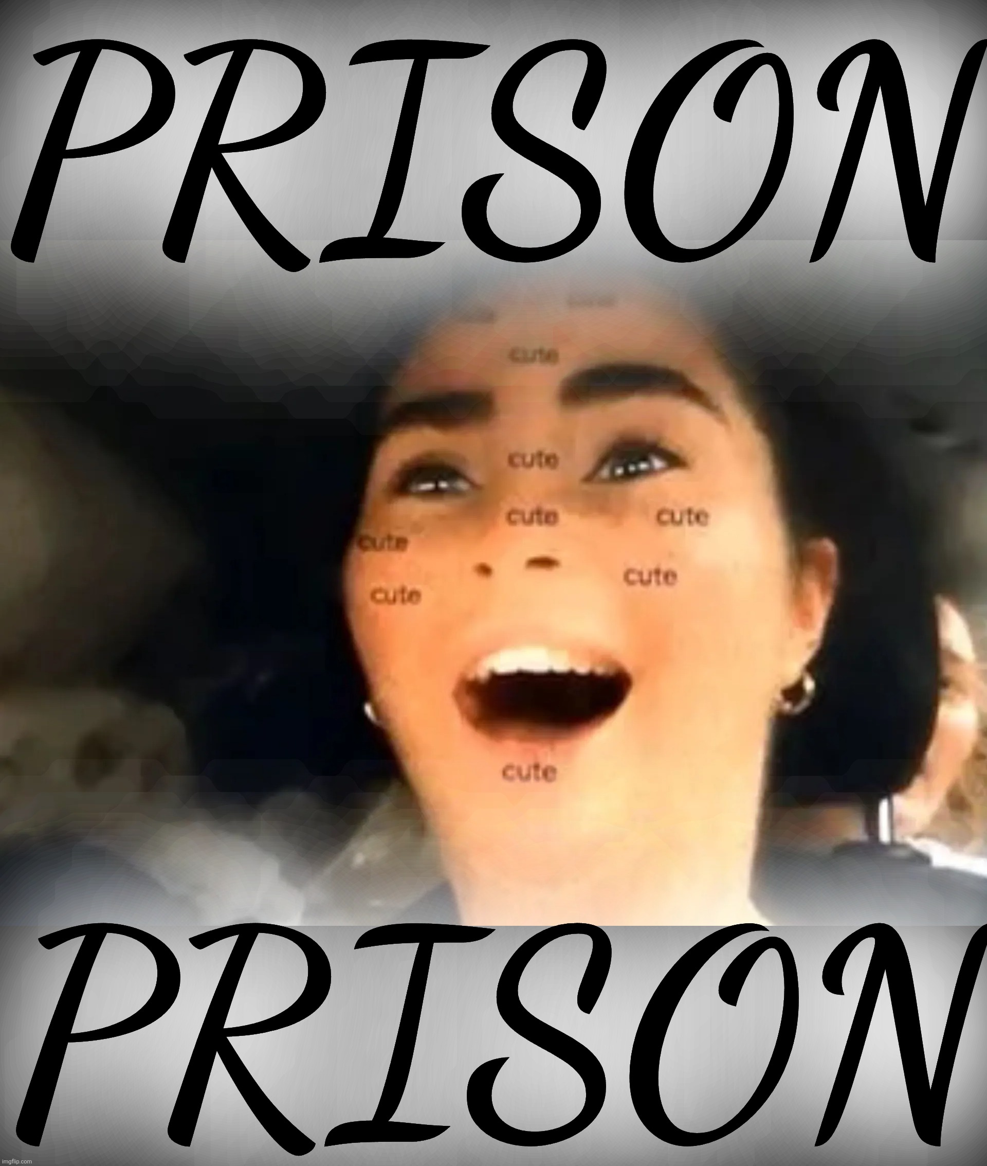 That's cute | PRISON; PRISON | image tagged in cute,prison | made w/ Imgflip meme maker