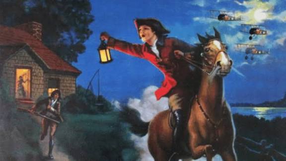 Man on horse spreading news Blank Meme Template