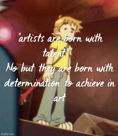 I genuinely cannot look at scott pilgrim normally after the kris deltarune rap battle | made w/ Imgflip meme maker