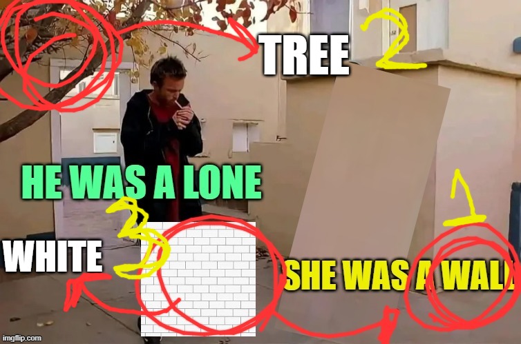 . | TREE; WHITE | made w/ Imgflip meme maker