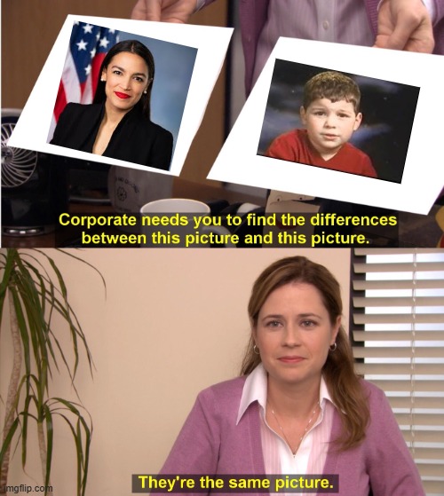 Enter A Clever Title for Your Meme Here! | image tagged in memes,they're the same picture,crazy aoc,vine,fun,politics | made w/ Imgflip meme maker