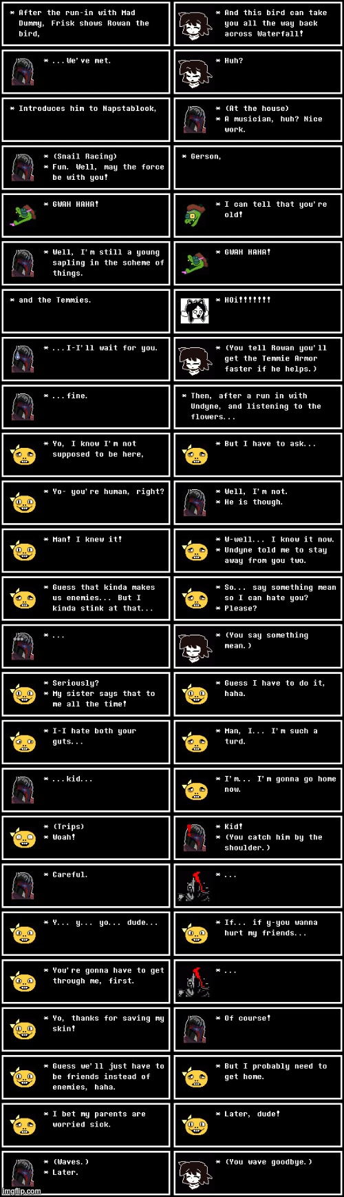 Episode 9! Most of the rest of waterfall! | image tagged in star wars,tales of the underground,rowan malachi | made w/ Imgflip meme maker