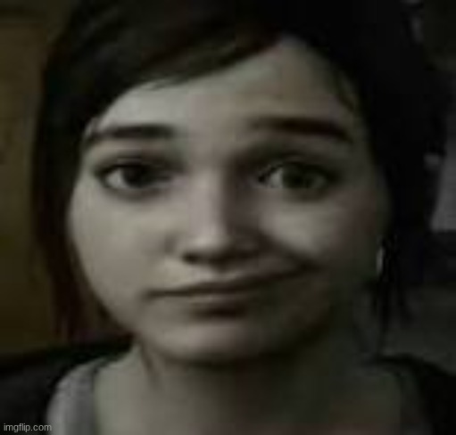 Ellie williams smirk | image tagged in ellie williams smirk | made w/ Imgflip meme maker