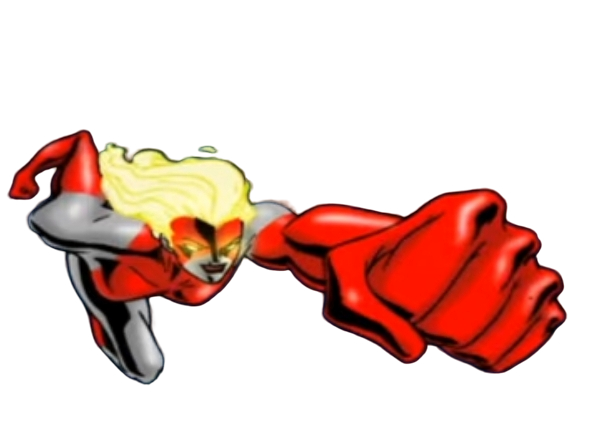 Super Coca Cola Woman in Invincible War Blank Meme Template