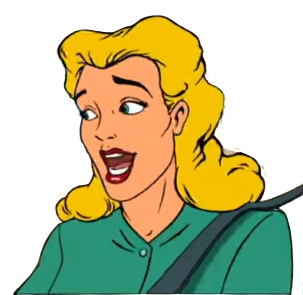 Mrs Coco Cole with Seat Belt Blank Meme Template