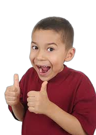 Thumbs up kid transparent Blank Meme Template