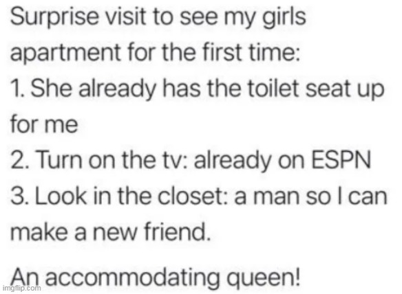 ♫ Just like the Girl that Married Dear Old Dad ♫ | image tagged in single lady accommodating queen meme | made w/ Imgflip meme maker