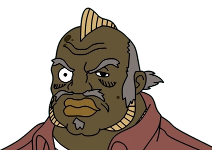 Uncle Ruckus The Fish Fish Fruit Model: Fish-Man User Blank Meme Template