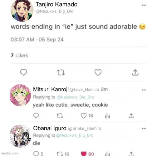 8 more days till my b-day | image tagged in demon slayer | made w/ Imgflip meme maker