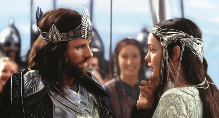 Aragorn and Arwen Blank Meme Template