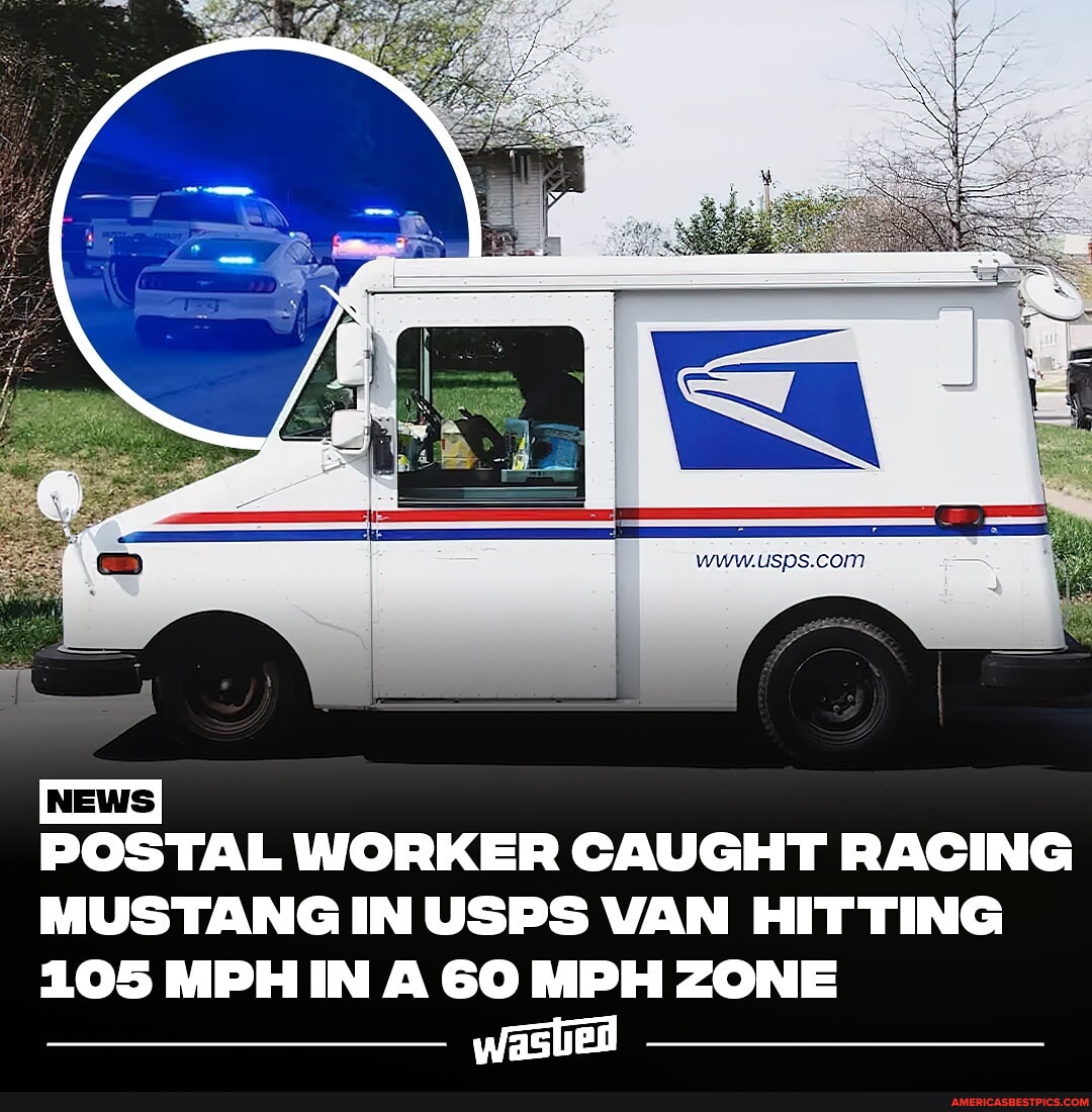 Mail Truck Drag Race Blank Meme Template