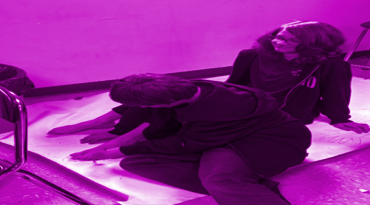 Purple Feet Blank Meme Template