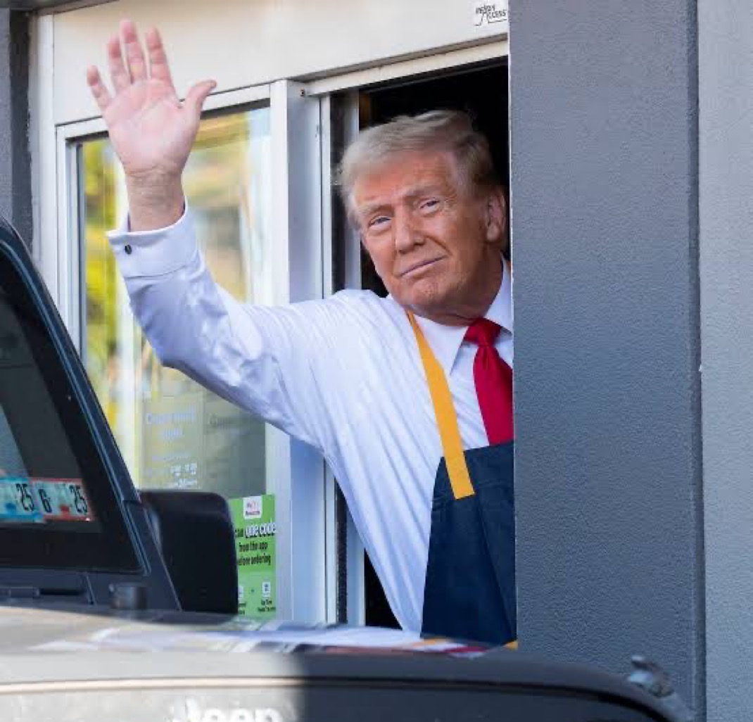 Trump Drive Thru Blank Meme Template