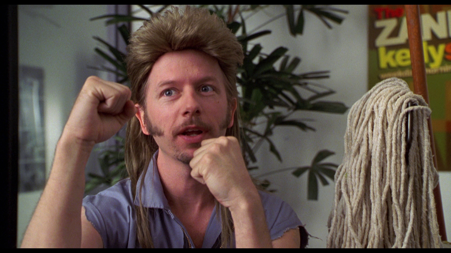 joe dirt backup mic Blank Meme Template