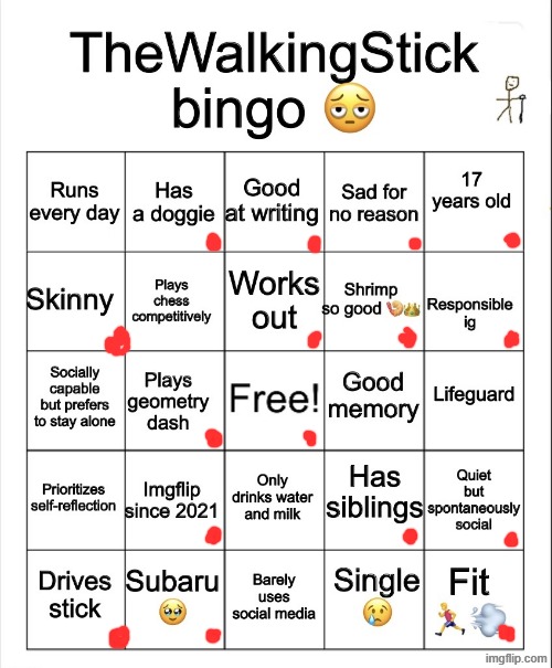 allat but not one bingo | image tagged in thewalkingstick bingo | made w/ Imgflip meme maker
