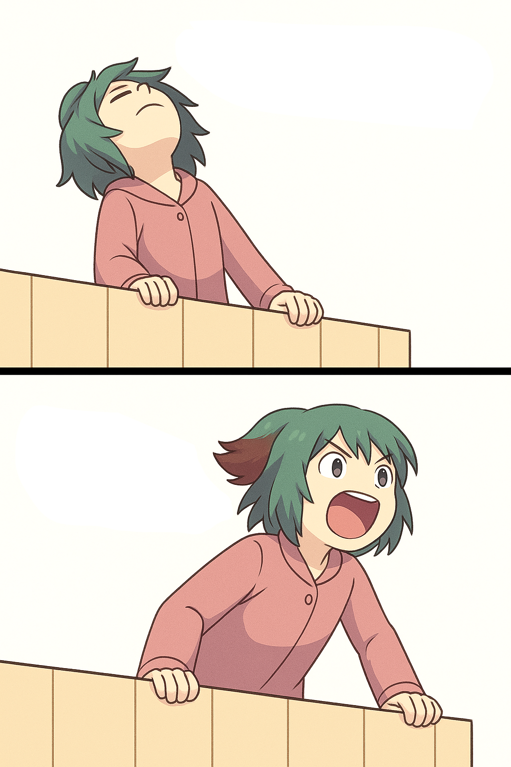 Breathes in, shout Blank Meme Template