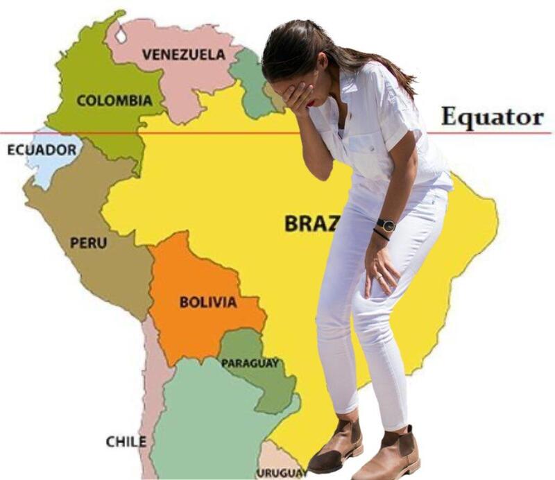 AOC & the Equator Blank Meme Template