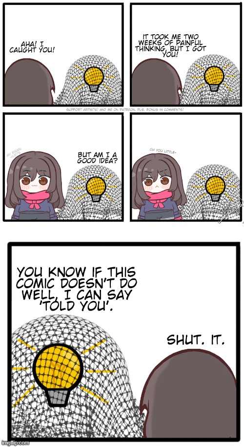 image tagged in idea,net,caught,good idea,comic,fail | made w/ Imgflip meme maker