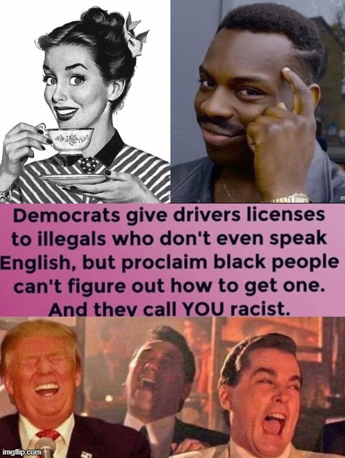 Who are the racists? | image tagged in that's racist | made w/ Imgflip meme maker