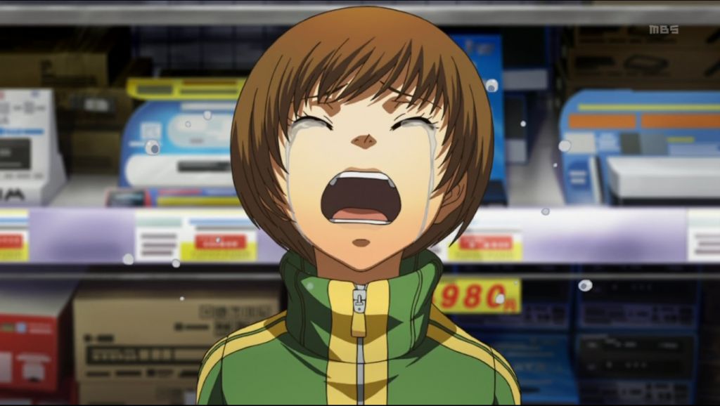 Chie crying Blank Meme Template