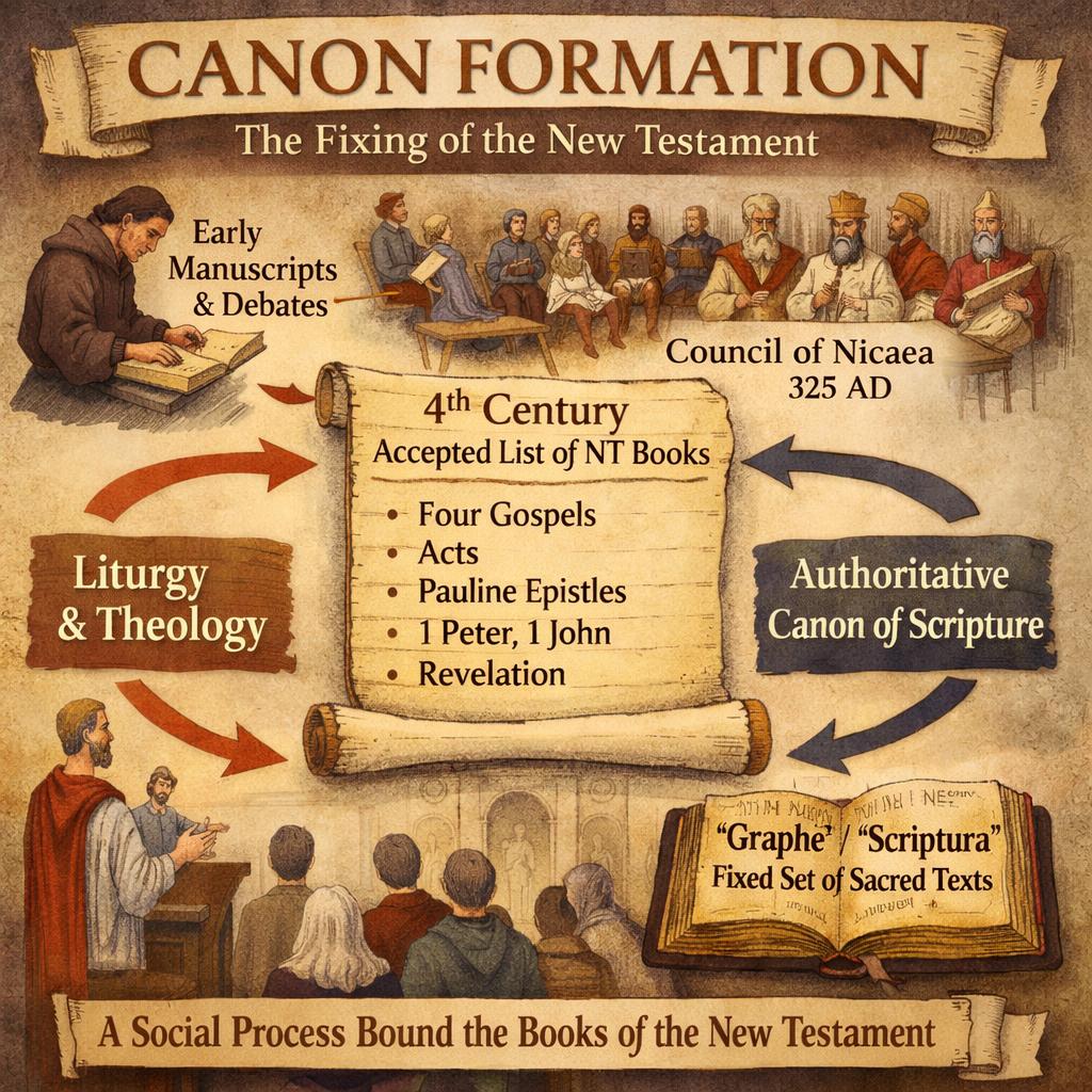 Canon formation — the recognition of A FIXED New Testament corpu Blank Meme Template