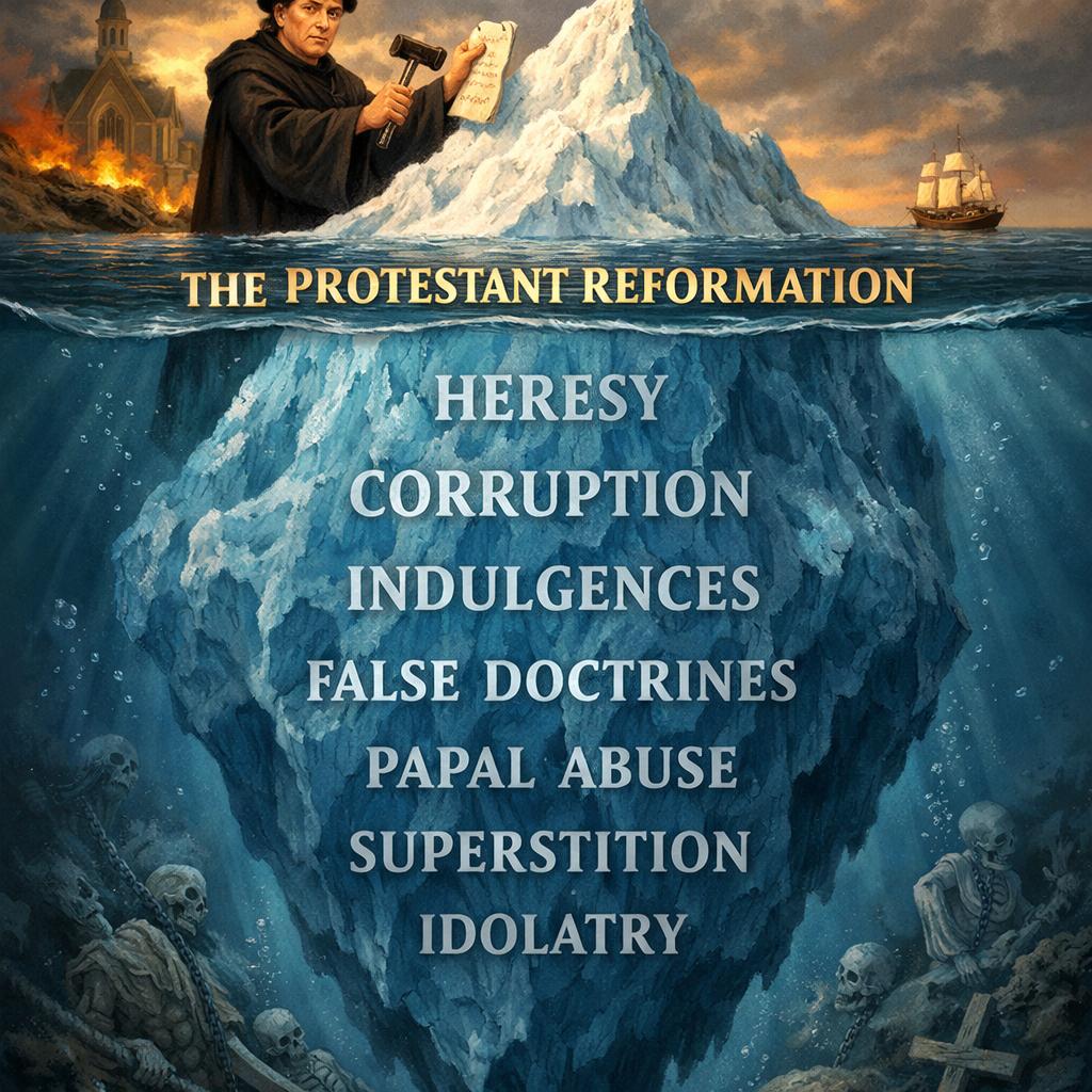 Martin Luther and The Protestant REFORMATION merely TOUCHED the Blank Meme Template