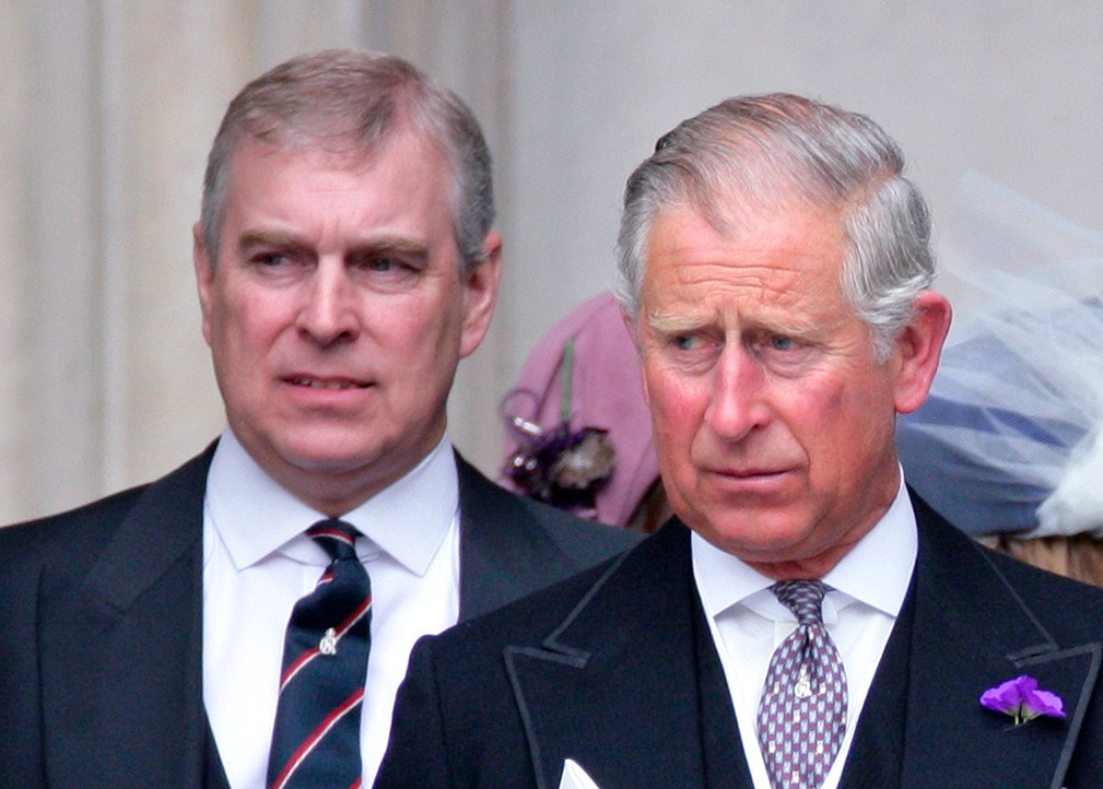 King Charles and Prince Andrew Blank Meme Template