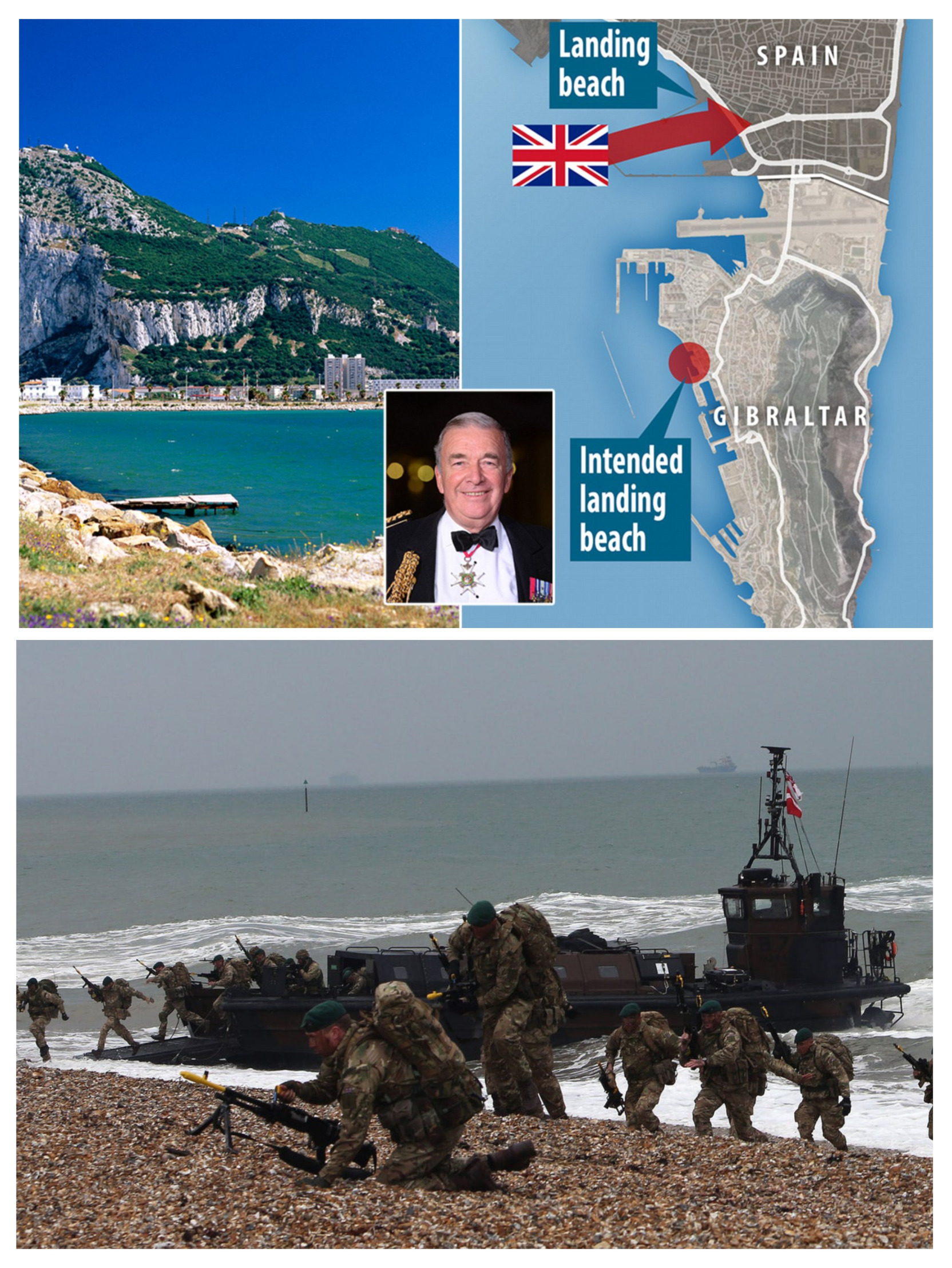 Marines invade Spain Blank Meme Template