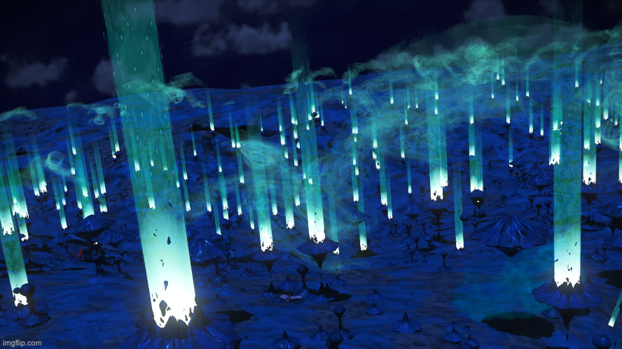 i found an exotic planet | image tagged in light,planet,night | made w/ Imgflip meme maker