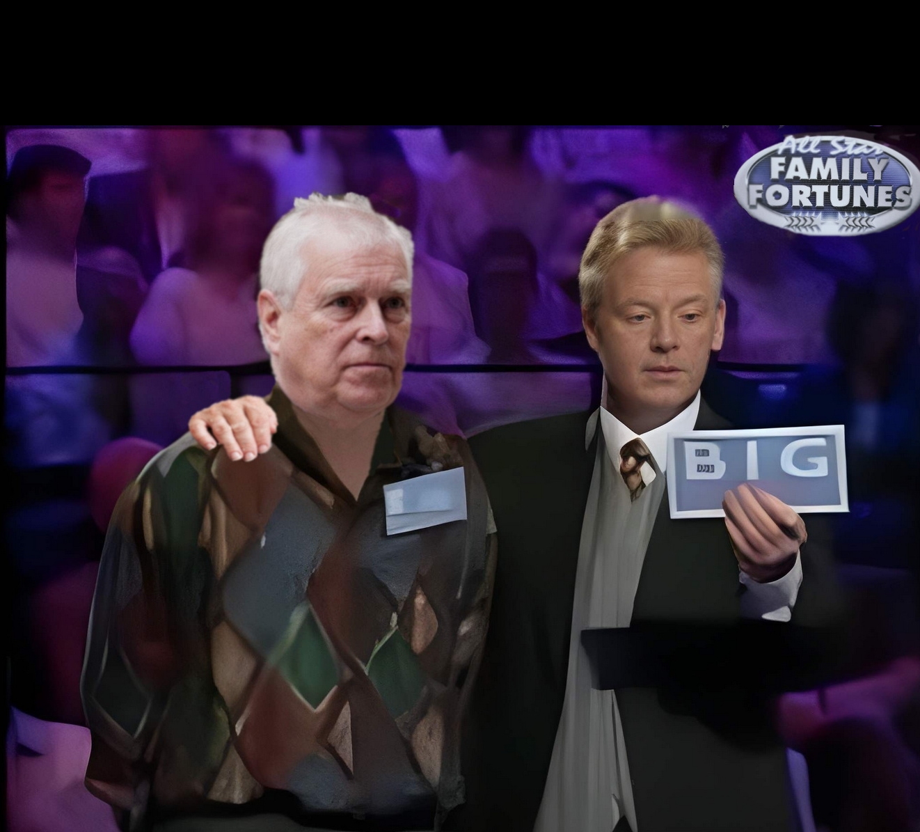 prince  andrew family fortunes Blank Meme Template
