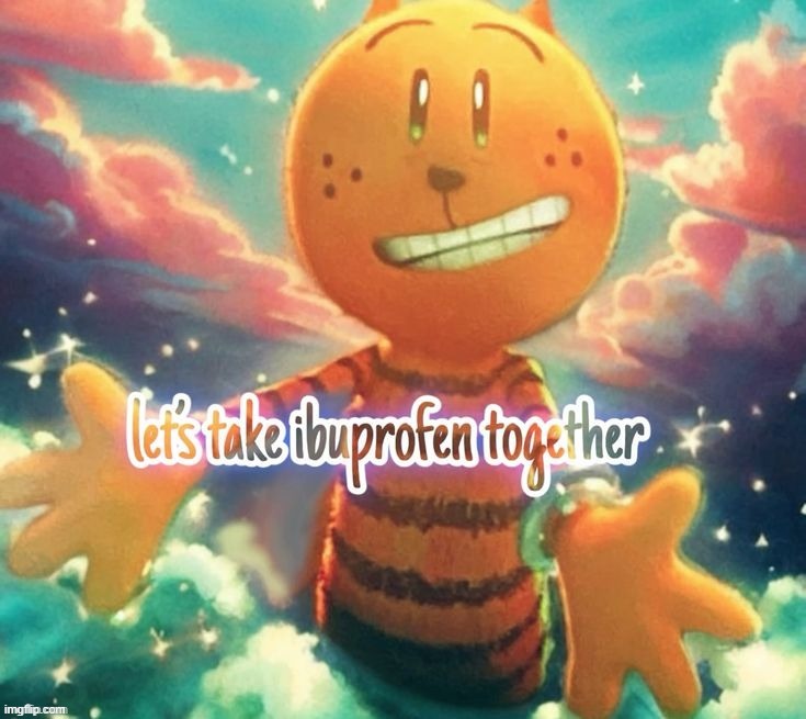 new temp | image tagged in lets take ibuprofen together | made w/ Imgflip meme maker