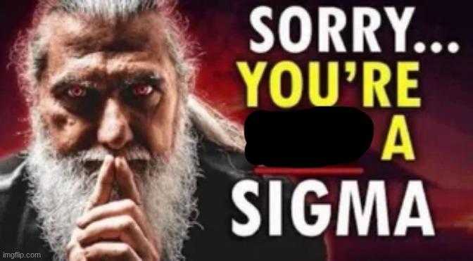 you are not a sigma | image tagged in you are not a sigma | made w/ Imgflip meme maker