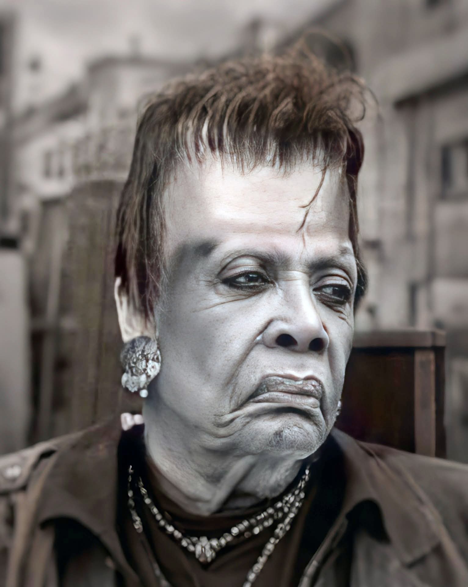 High Quality Mad Maxine Blank Meme Template