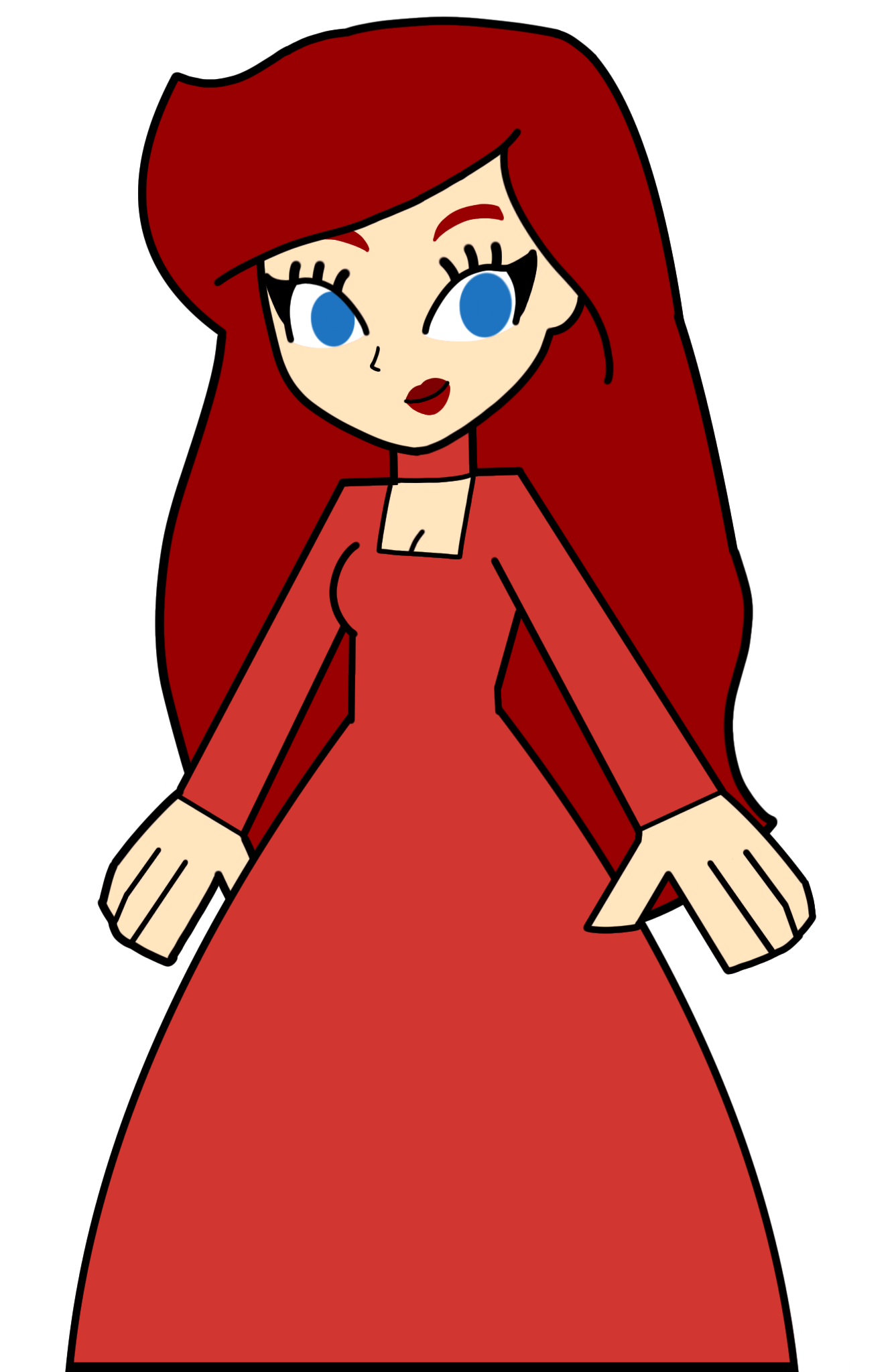 Princess Rochelle Blue Blank Meme Template