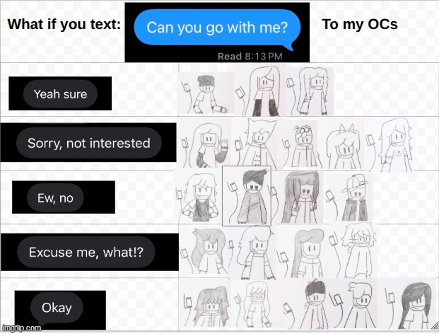 New series: What if you text ____? | image tagged in murder drones | made w/ Imgflip meme maker